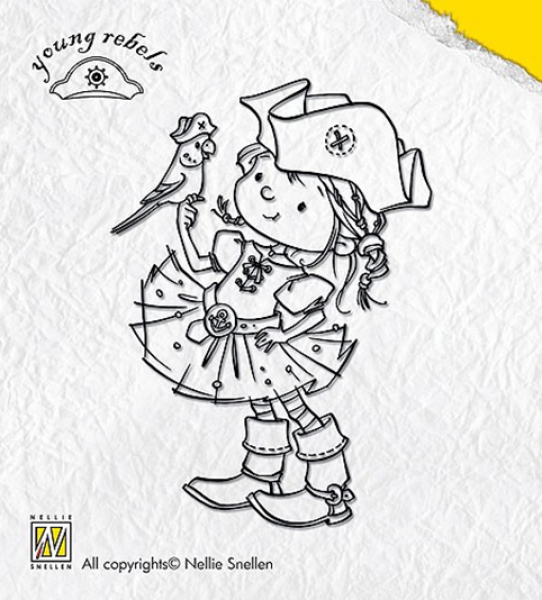 Clear Stamp Young Rebels, Papagei